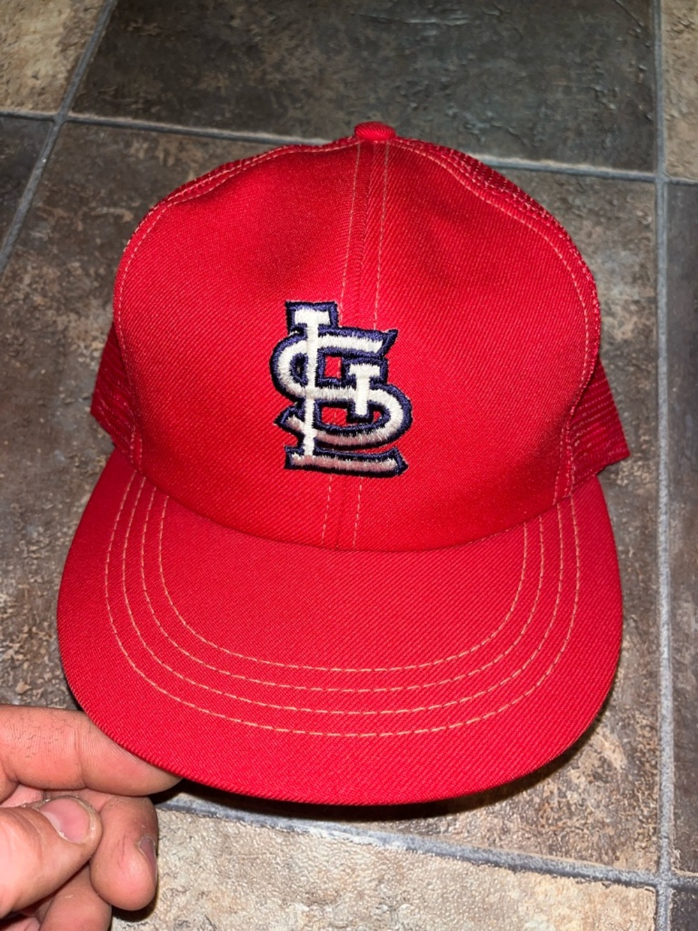MLB Red St. Louis Cardinals Logo Cap